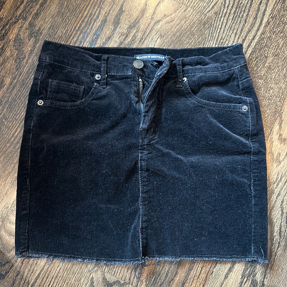 Brandy Melville Juliette Corduroy Mini Skirt